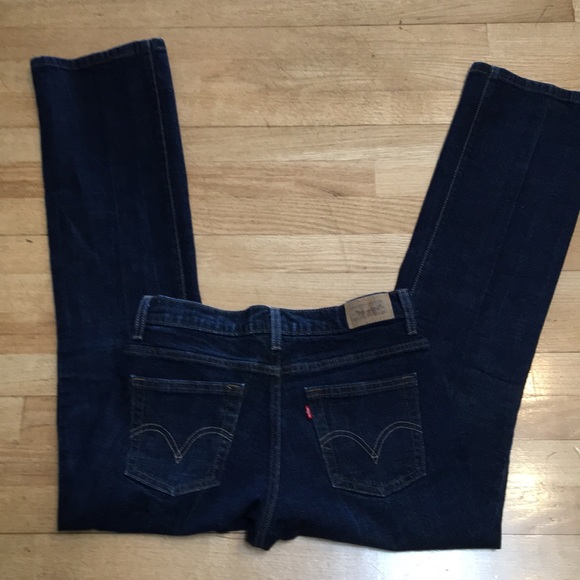 Levi’s Relaxed Bootcut 550 Dark Denim Jeans 8 29 - Picture 2 of 8